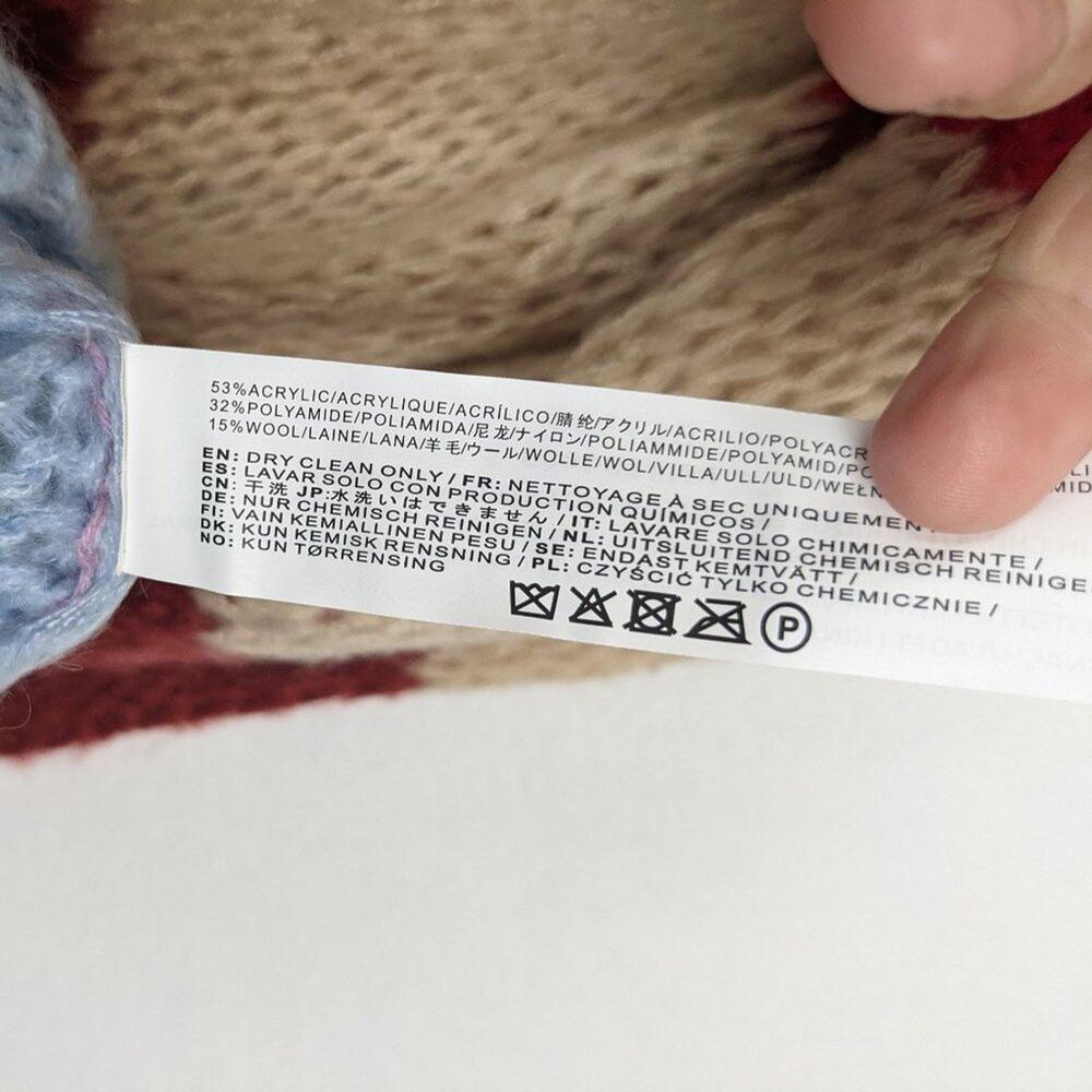 J.O.A. Colorblock Stripe Chunky Knit Pullover Swe… - image 5